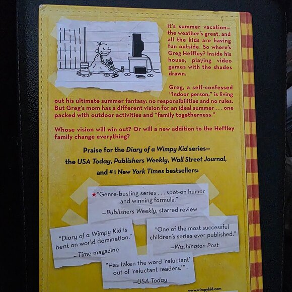 Diary of a Wimpy Kid books by Jeff Kinney - The Getaway and Dog Days - hardcover - Picture 3 of 15